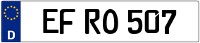 Truck License Plate